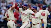 Harper homers, Wheeler fans 11 as Phillies complete sweep of Giants