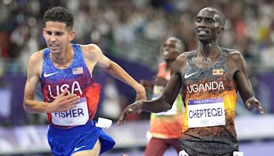 American Grant Fisher of Grand Blanc wins Olympic bronze in 10,000 meters