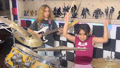 Kid Sisters Crush Metallica, Ozzy, Iron Maiden Classics: Watch