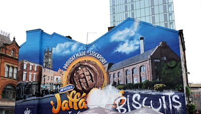Jaffa Cakes artwork in Northern Quarter 'defaced' as bitter row rumbles on