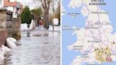 Met Office issues huge UK flood warning as 48 places at risk - full list