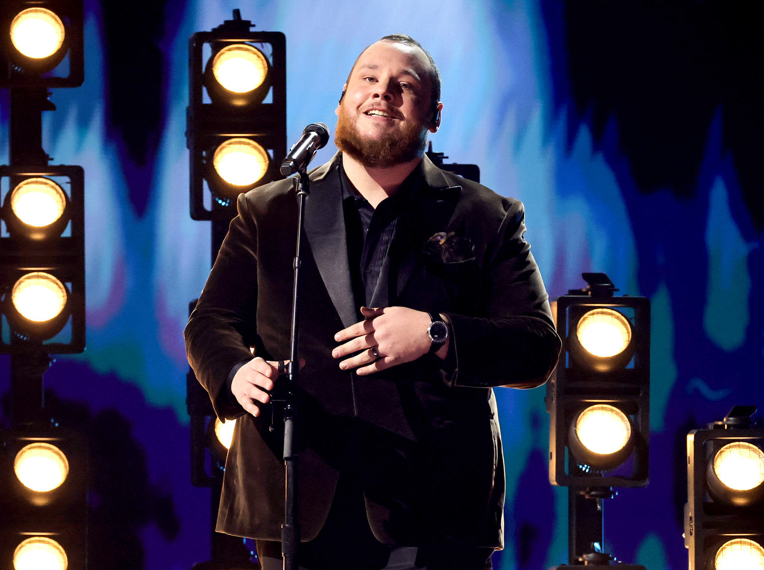 Luke Combs tearfully reveals why he missed the birth of his youngest son