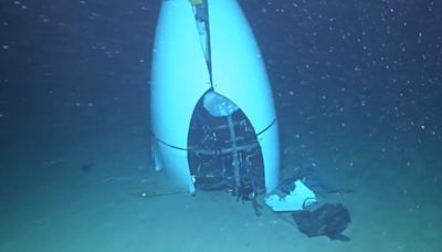 Newly released Coast Guard footage shows wreckage of Titan submersible on ocean floor