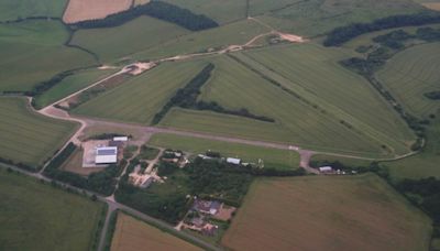Pilot in his 60s dies after small plane crashes at former RAF airfield