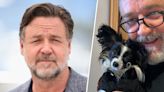 Russell Crowe says his dog was hit by a truck and died in his arms on anniversary of his dad’s passing