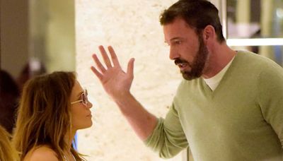 Ben Affleck ya retiró sus pertenencias del domicilio conyugal y Jennifer Lopez se mostró “muy tensa” después de reunirse con él