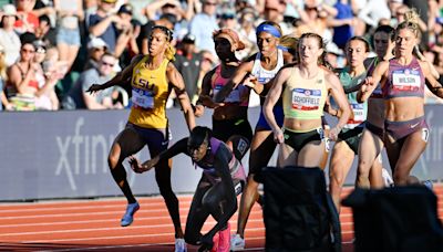 US Olympic track and field trials highlights: Athing Mu falls, Anna Hall wins heptathlon