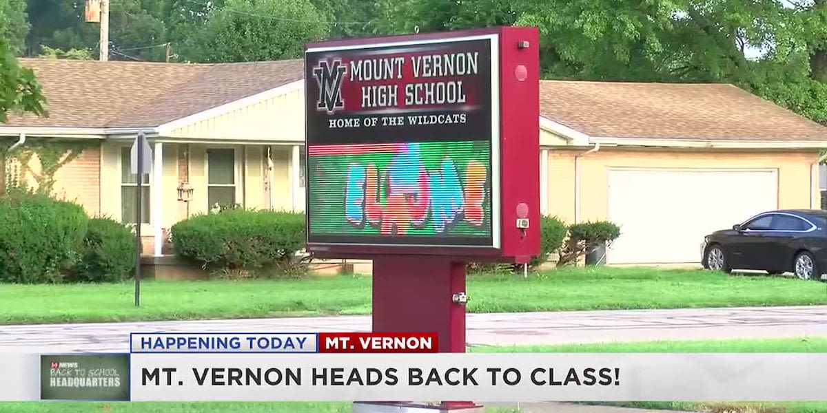 Students in Mt. Vernon now heading back to school