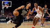 Nets’ Spencer Dinwiddie reacts to disappointing loss to the Knicks