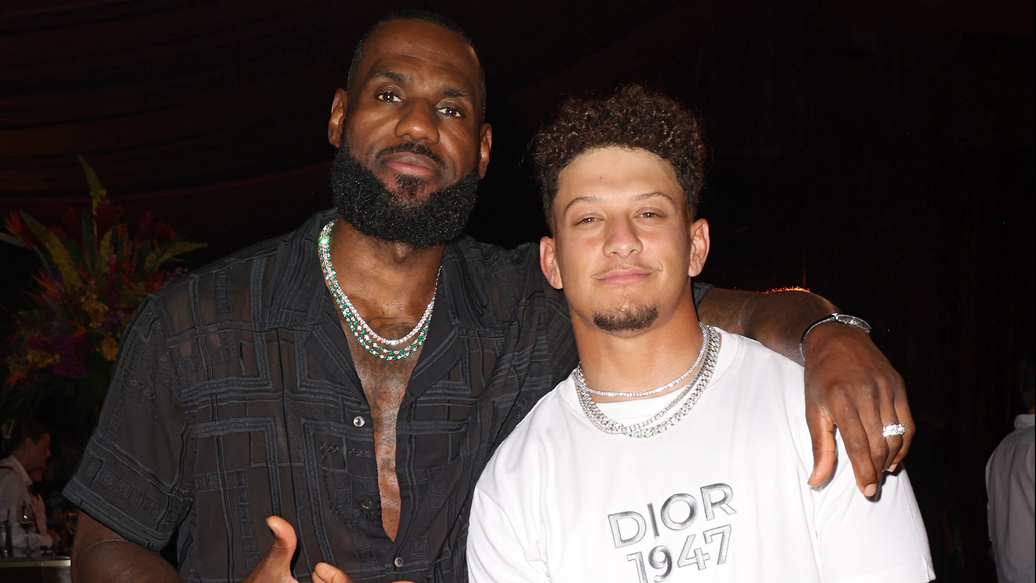 LeBron James, Patrick Mahomes, Kevin Durant And More Attend Carbone Beach Party