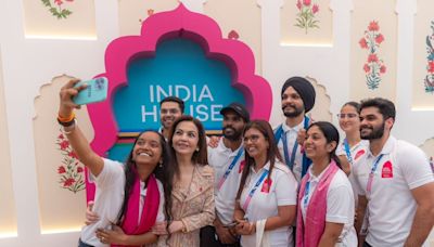 Paris Olympics 2024: IOC Member Nita Ambani Felicitates India's Shooting Contingent at India House - News18