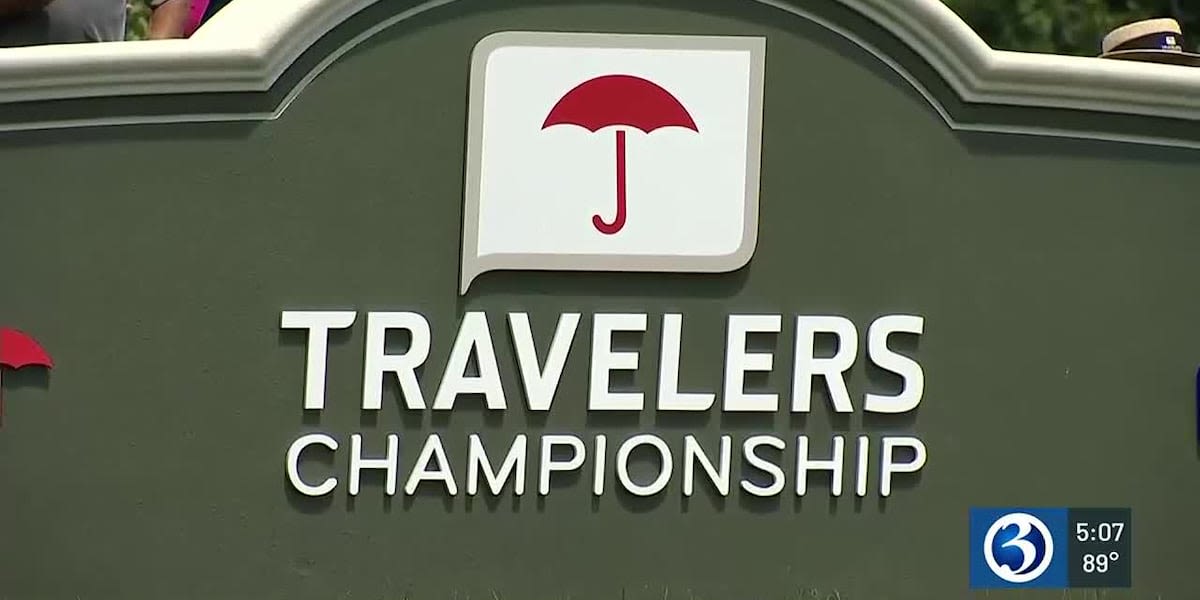 Pros hit the links for day 1 of the Travelers Championship