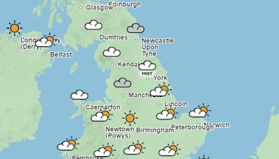 UK weather forecast with 'heavy risk of thunder' in some parts