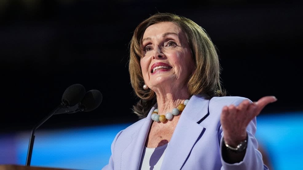 Pelosi claims Harris became Dem nominee through 'open process'