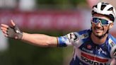 Formidable victoria de Alaphilippe en el Giro en un día de tensión entre los favoritos