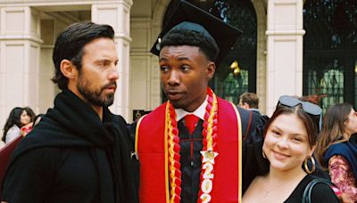 Milo Ventimiglia Has a 'This Is Us' Reunion with His TV Kids as Niles Fitch Graduates USC