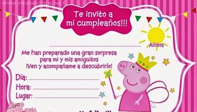 Tarjetas de Peppa Pig de cumpleaños: 6 diseños bonitos para imprimir y regalar