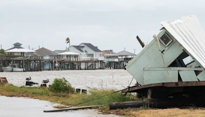 Photos: Hurricane Beryl flips semi-trucks, knocks out power after Texas landfall