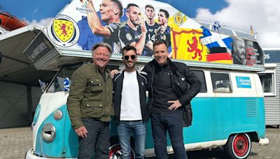 Trainspotting star Ewan McGregor in awe of Tartan Army footsoldier's van