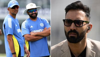 Dinesh Karthik visits Indian dressing room after England revenge, turns towards Rohit Sharma, Rahul Dravid and then...