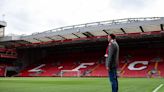 Anfield mosaic for Jurgen Klopp pictured ahead of Liverpool farewell vs Wolves