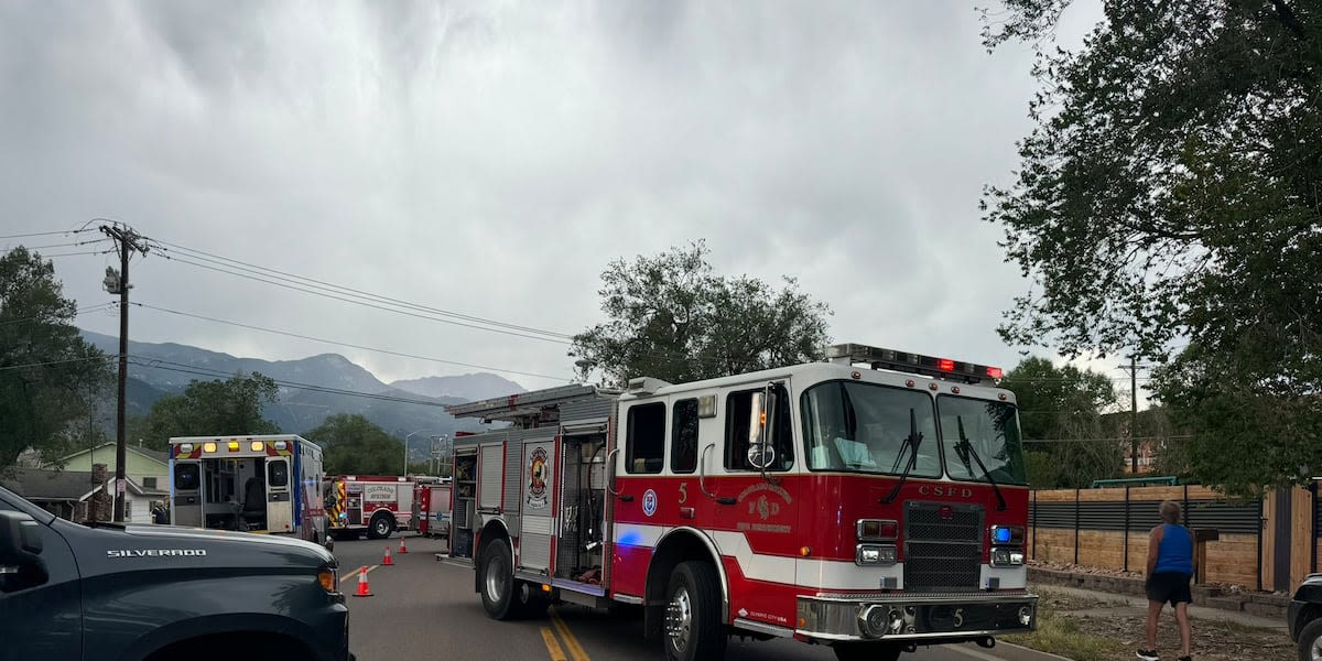 Serious crash involving a motorcycle in Colorado Springs Monday