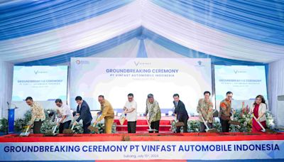 VinFast breaks ground on new EV assembly plant in Indonesia