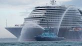 Cunard’s new ship Queen Anne arrives in Southampton