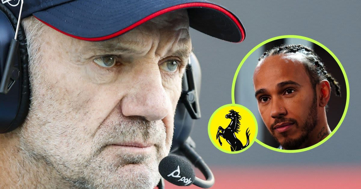 Adrian Newey responds to Lewis Hamilton Ferrari wish in critical F1 future update