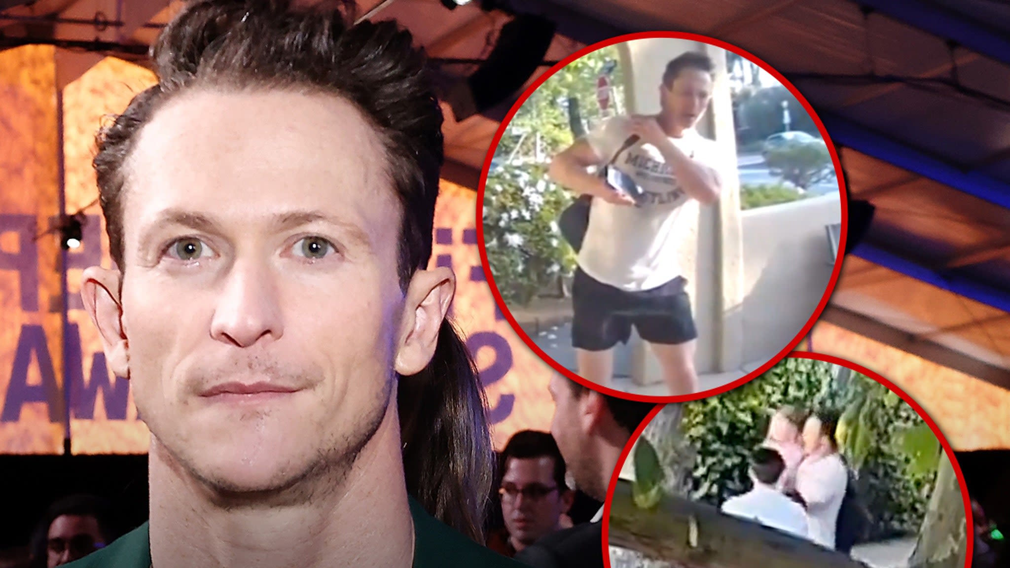 Actor Jonathan Tucker Seen Charging Into House Barefoot to Stop Home Invasion