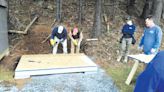 HCC construction technology students support the Waynesville Housing Authority