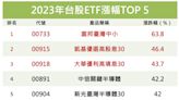 台股黑馬竟是這支！2023年ETF漲幅最強勁TOP 5 揭曉