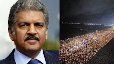 Not Queen’s Necklace, It's Mumbai’s JAADU KI JHAPPI: Anand Mahindra's Post Goes Viral, Suryakumar Yadav Reacts