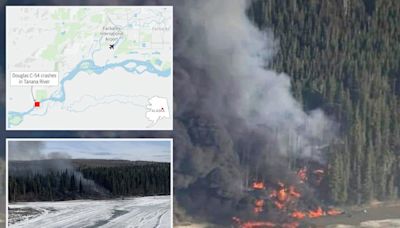‘No survivors’ after plane carrying 2 people crashes into Alaska river