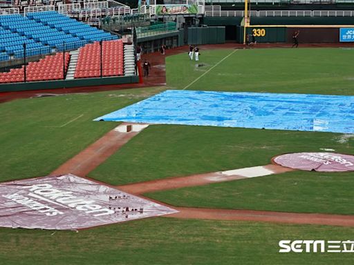 中職／回家後大雨不斷攪局 樂天桃猿、富邦悍將桃園戰確定延賽