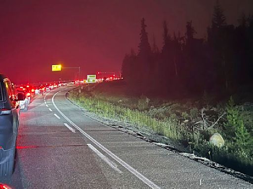 Famed national park evacuated in Canada as fires threaten the area