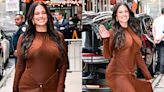 ... Embraces Wrap Details in Maxidress for ‘Good Morning America’ Appearance, Talks Body Positivity and ‘A Kids Book...