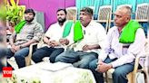 Farmers affected by natural calamities seek loan waiver | Hubballi News - Times of India