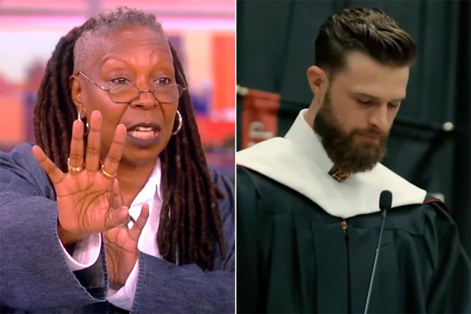 Whoopi Goldberg says Harrison Butker, Colin Kaepernick deserve equal respect for expressing views