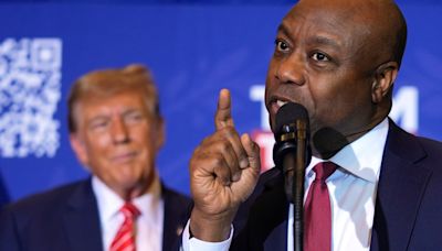 Tim Scott defiende a Trump después de que lo abuchearan en la conferencia libertaria - El Diario NY