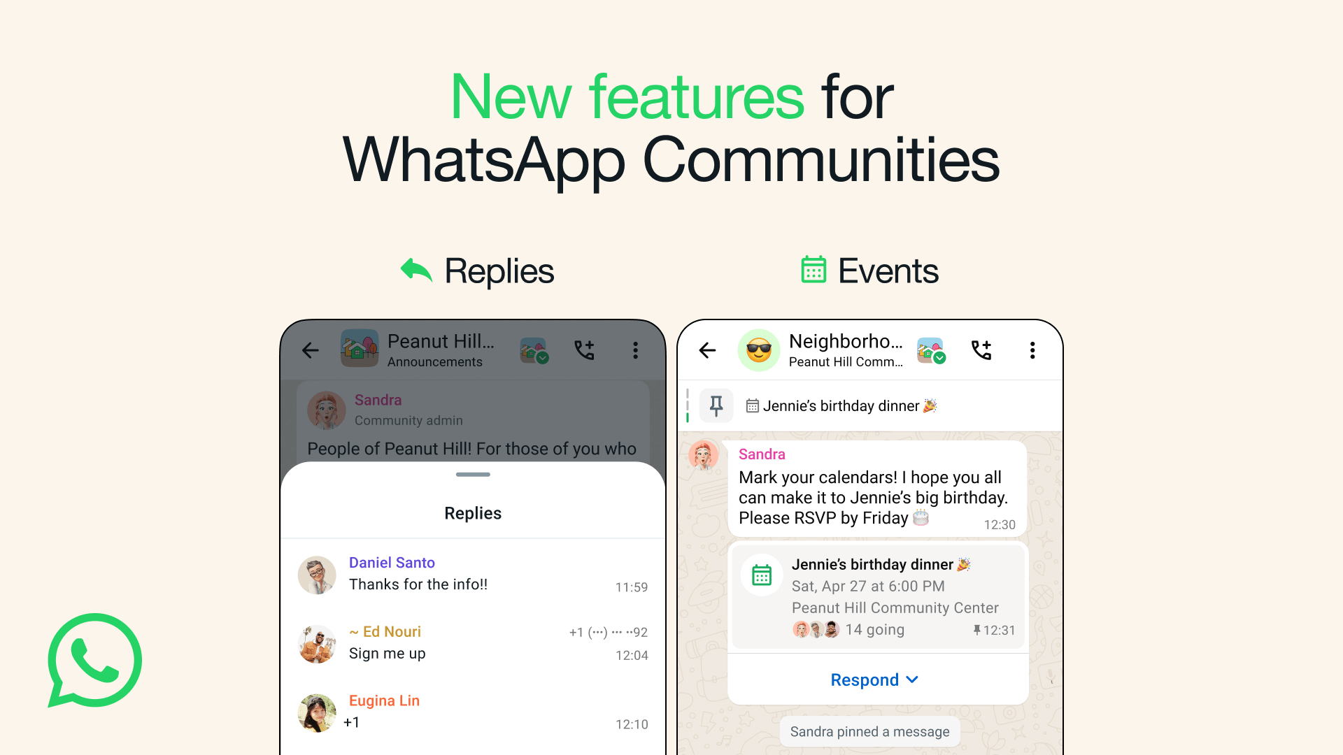 WhatsApp now lets users plan and schedule events in Communities