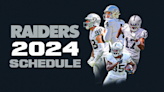 Las Vegas Raiders 2024 schedule wallpaper