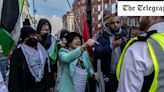 Pro-Palestine demonstrators allegedly spat and spewed ‘anti-Semitic remarks’ at counter-protesters