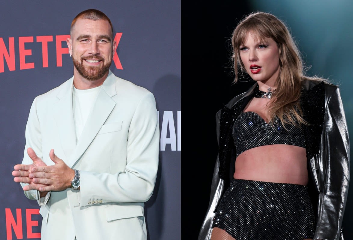 NHL Team Shares Video of Travis Kelce Attending Match With Cheeky Taylor Swift Mention