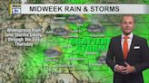 Storm chances continue through the middle of this week