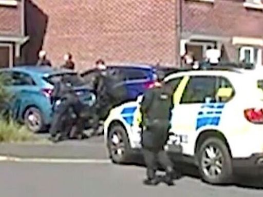 Southport stabbing: Dramatic footage shows moment armed police storm house