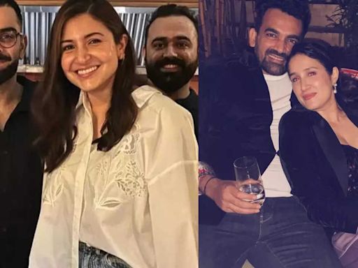 Anushka Sharma and Virat Kohli enjoy a dinner date with friends Zaheer Khan and Sagarika Ghatge after RCB's loss at IPL 2024 - Times of India