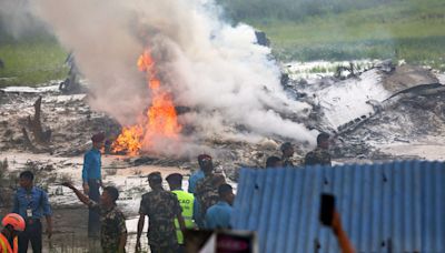 Plane explosion in Nepal captured on shocking video leaves 18 dead, 1 survivor