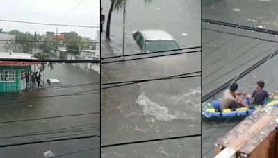 Onda Tropical 8 deja zonas de Veracruz bajo el agua I VIDEOS