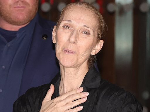 Celine Dion arrives back to hotel after Olympics rehearsals